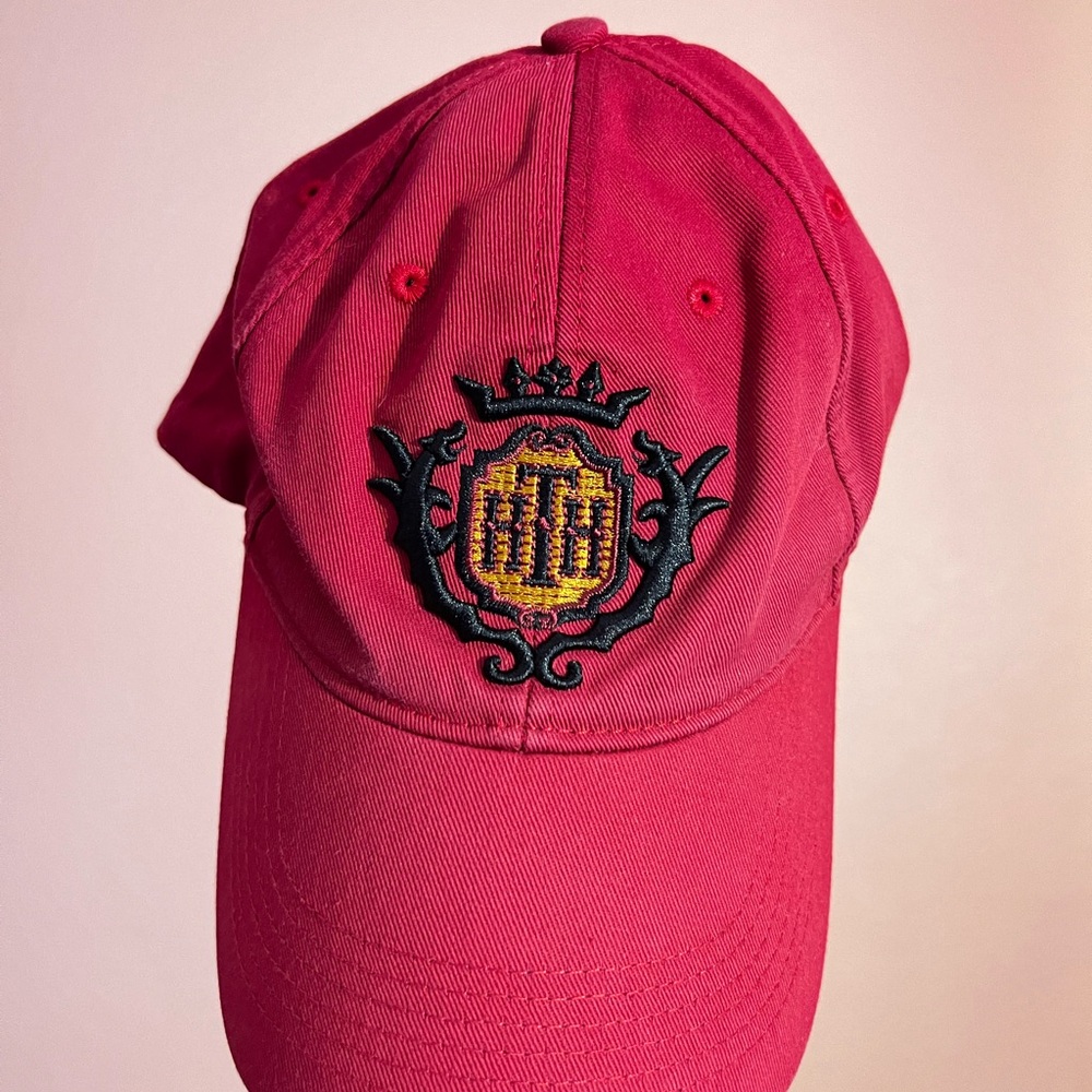 Disney Hollywood Tower of Terror Red Cap with Embroidered Crest